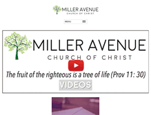 Tablet Screenshot of milleravechurch.com